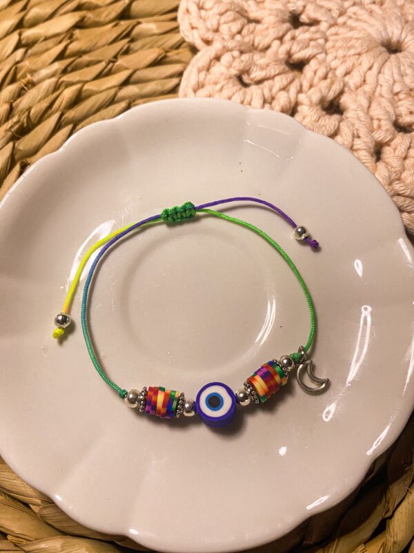 Pulsera protectora fimo multicolor - Imagen 2