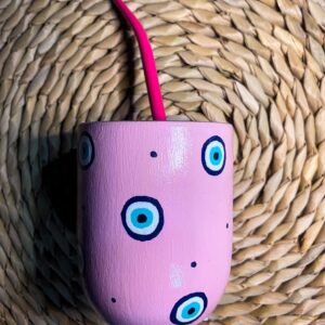 Mate Ojitos rosa